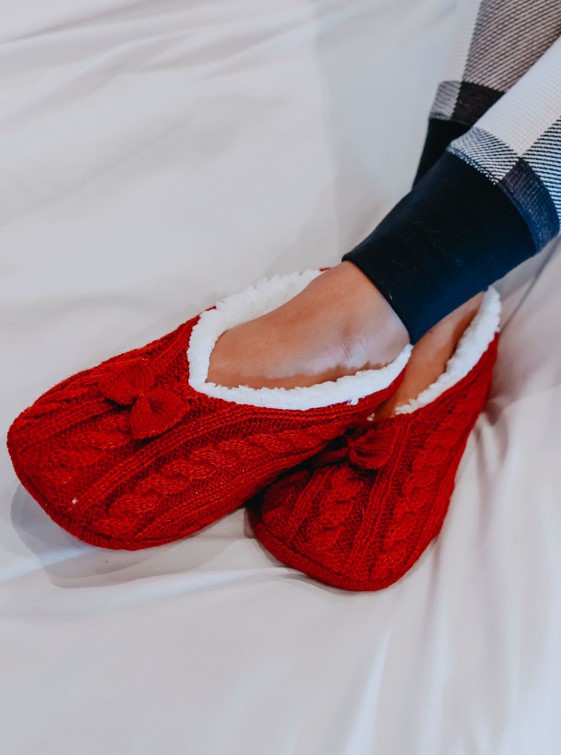 Fleece Slipper Socks [MULTIPLE COLORS]